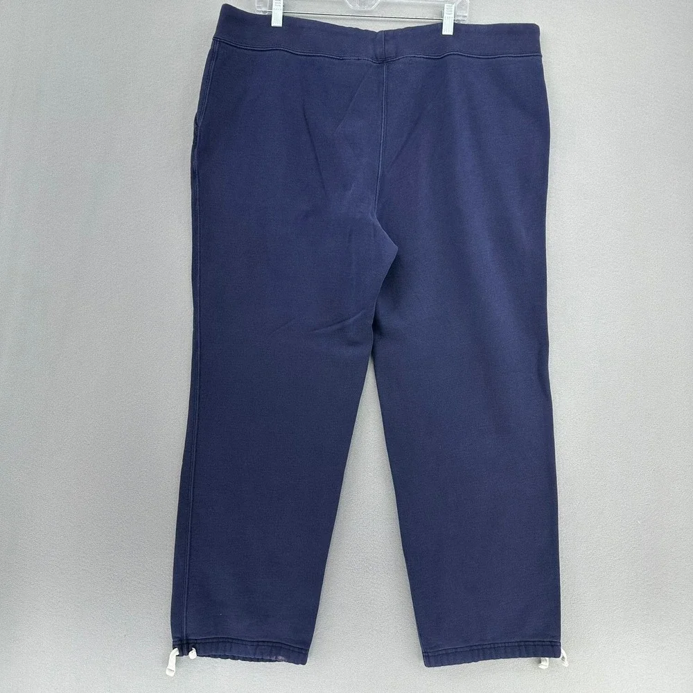 VTG Polo Ralph Lauren SET (2) Navy Blue Sweatpants Joggers 42x29 Workout‎ Preppy